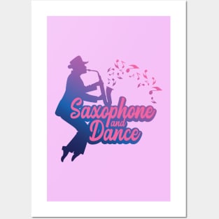 Saxophone and Dance Posters and Art